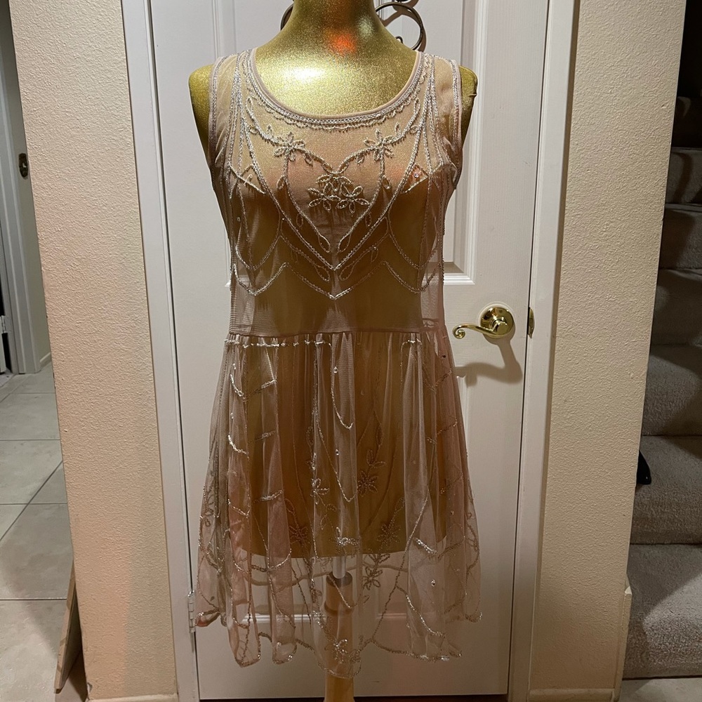 Fully beaded dress